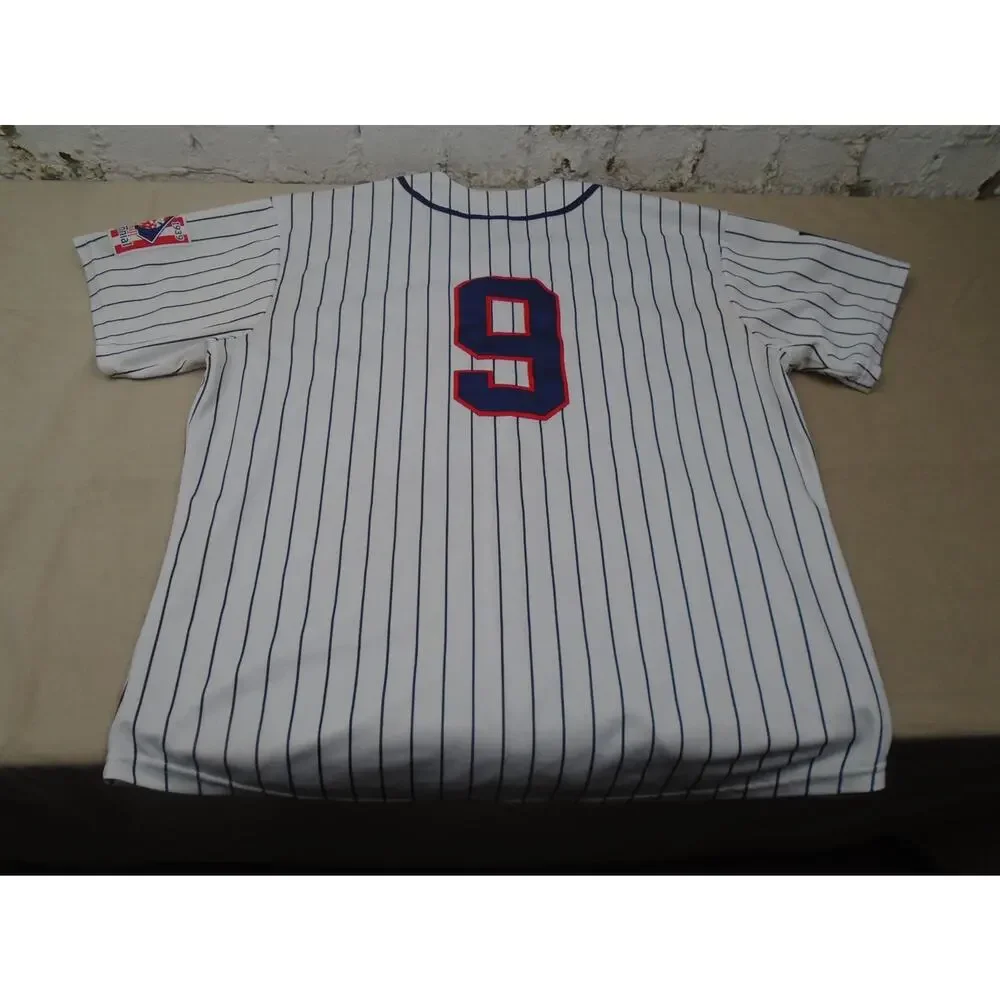 #9 Knights Movie Custom Stitched Baseball Jersey Men's XXXL White Striped - Picture 11 of 12